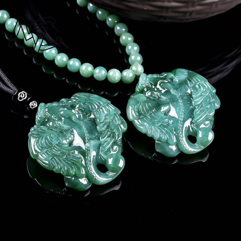 Jewelry Making Necklaces - Natural Real Emerald Blue Water Flying