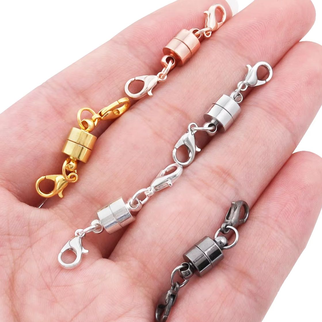 Jewelry Making Necklaces - 5Sets/Lot Magnetic Clasps With Lobster Clasps