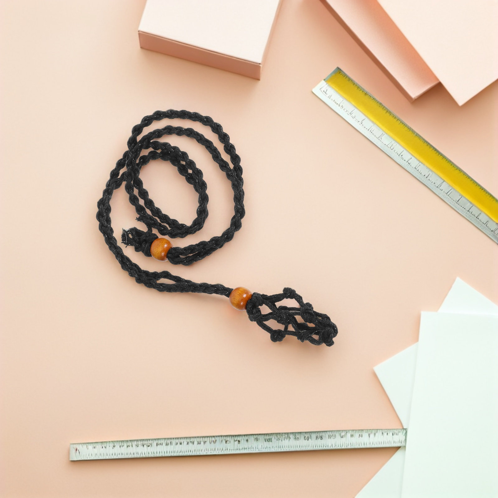 1Set DIY Necklace Kit Black Ir - Jewelry Making With Stones recension och pris