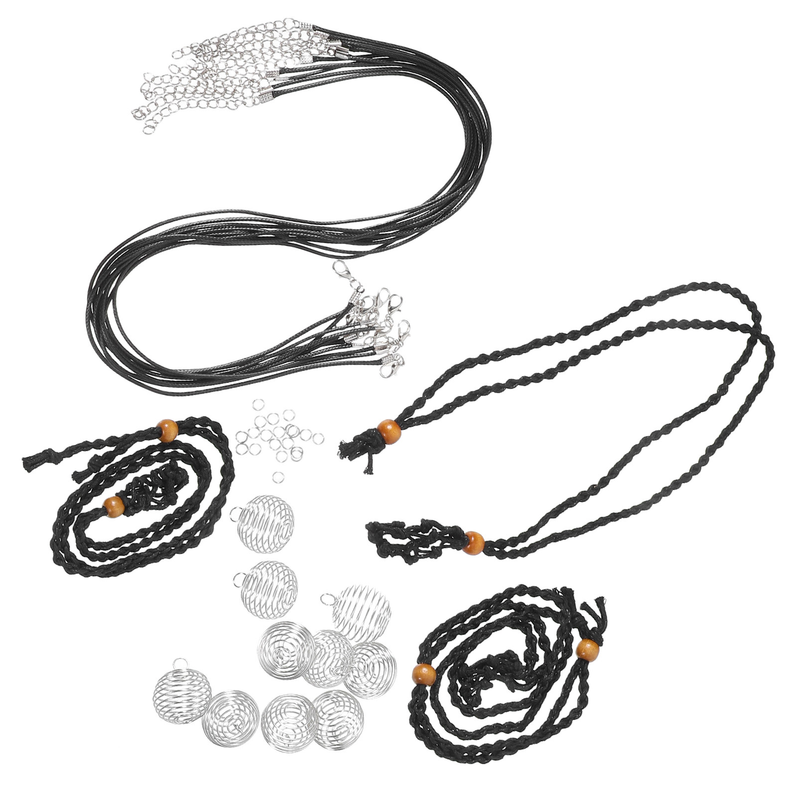 1Set DIY Necklace Kit Black Ir - Jewelry Making With Stones recension och pris