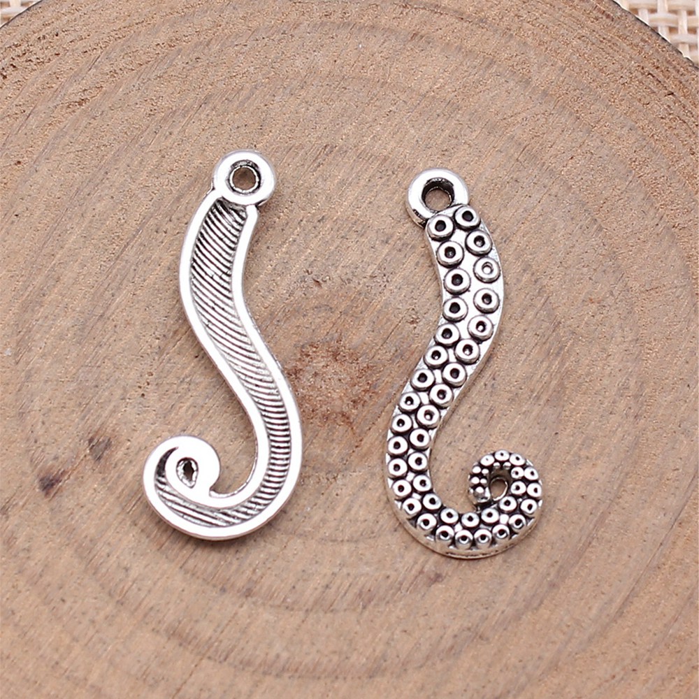20pcs/lot Octopus Leg Charms F - Jewelry Making For Couples recension och pris