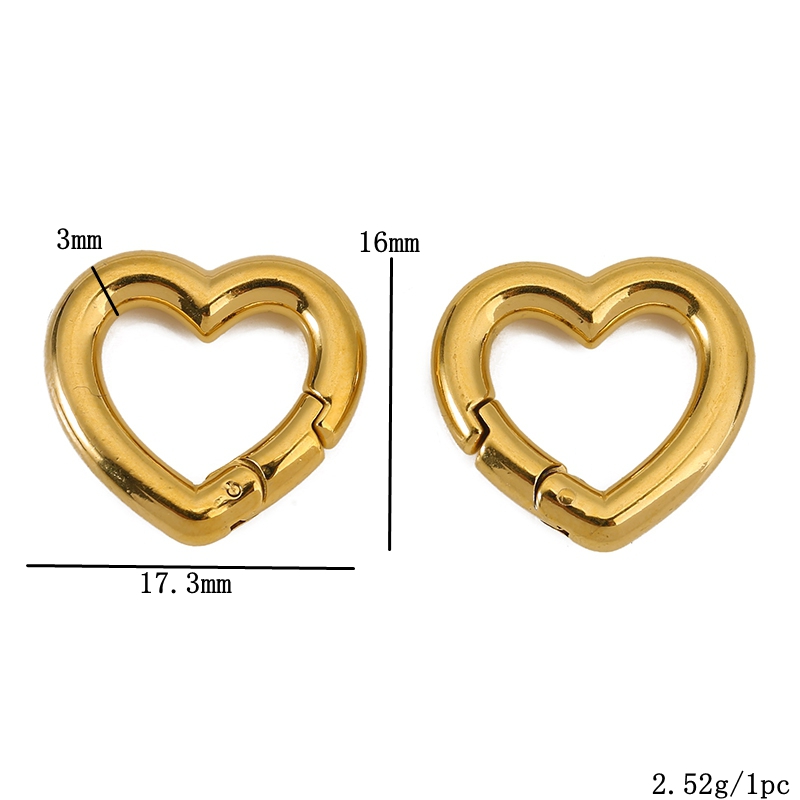 2pcs Stainless Steel Clasps He - Jewelry Making Class recension och pris