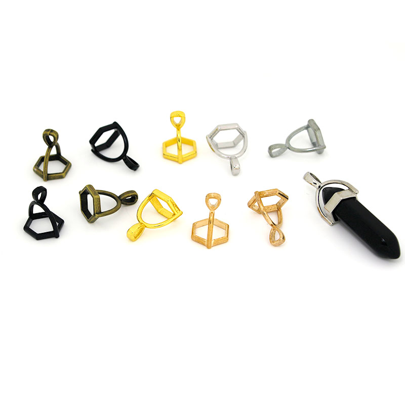 20Pcs Hexagonal Gemstone Cap N - Jewelry Making With Stones recension och pris