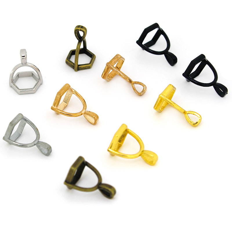 20Pcs Hexagonal Gemstone Cap N - Jewelry Making With Stones recension och pris