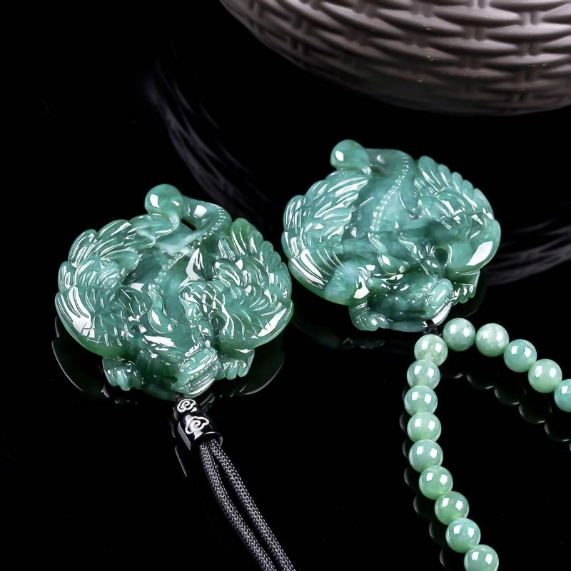 Natural Real Emerald Blue Wate - Jewelry Making Necklaces recension och pris