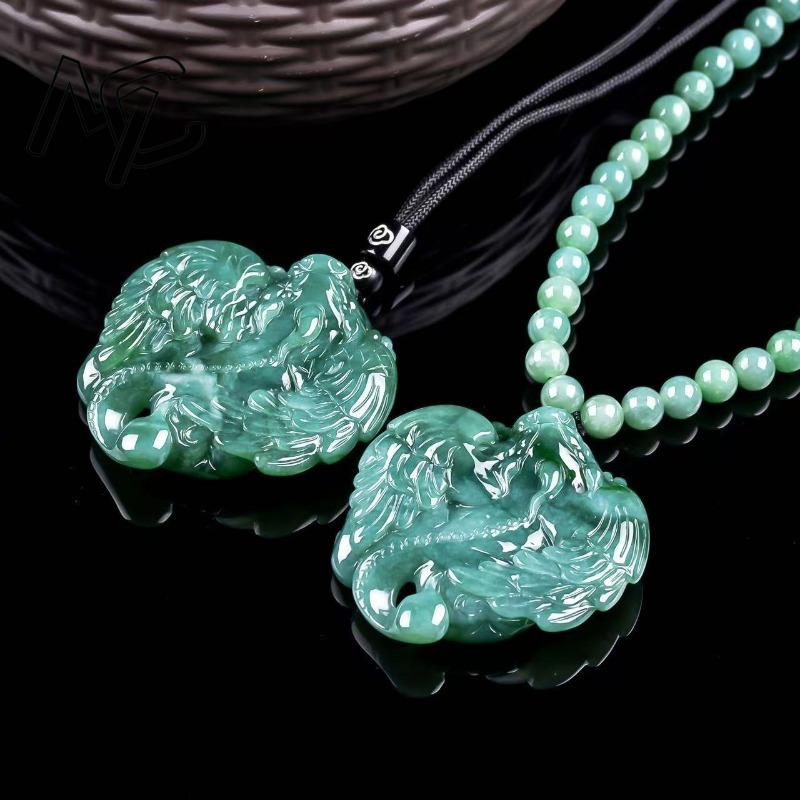 Natural Real Emerald Blue Wate - Jewelry Making Necklaces recension och pris