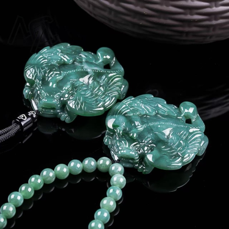 Natural Real Emerald Blue Wate - Jewelry Making Necklaces recension och pris