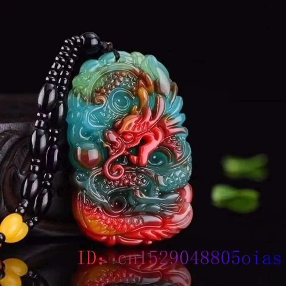 Real Jade Dragon Pendant Neckl - Jewelry Making Necklaces recension och pris