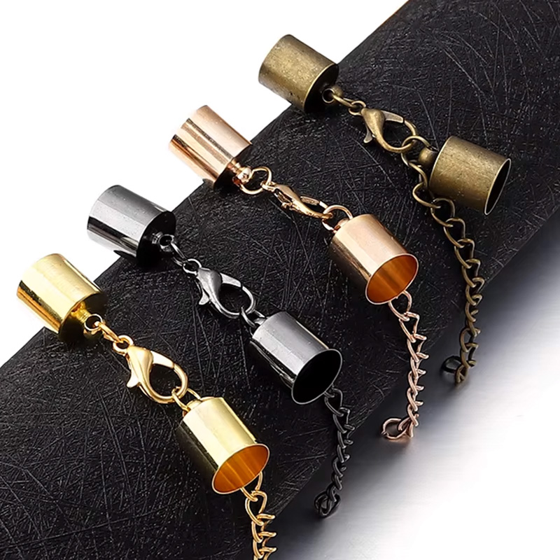 10Sets Leather Cord End Caps W - Jewelry Making Class recension och pris