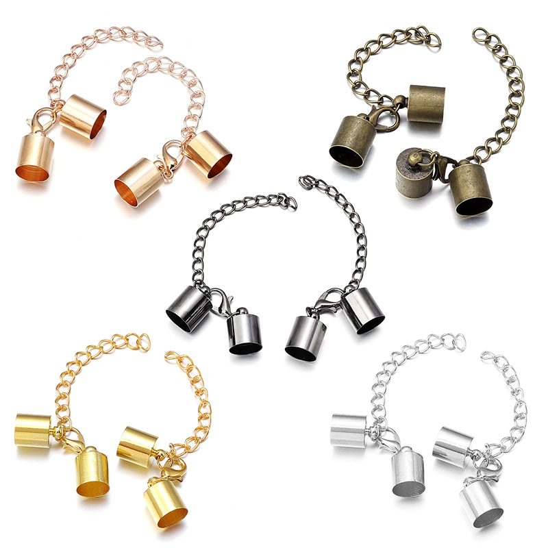 10Sets Leather Cord End Caps W - Jewelry Making Class recension och pris