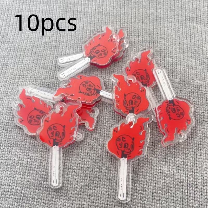 10pcs acrylic skull pendant, D - Jewelry Making Necklaces recension och pris