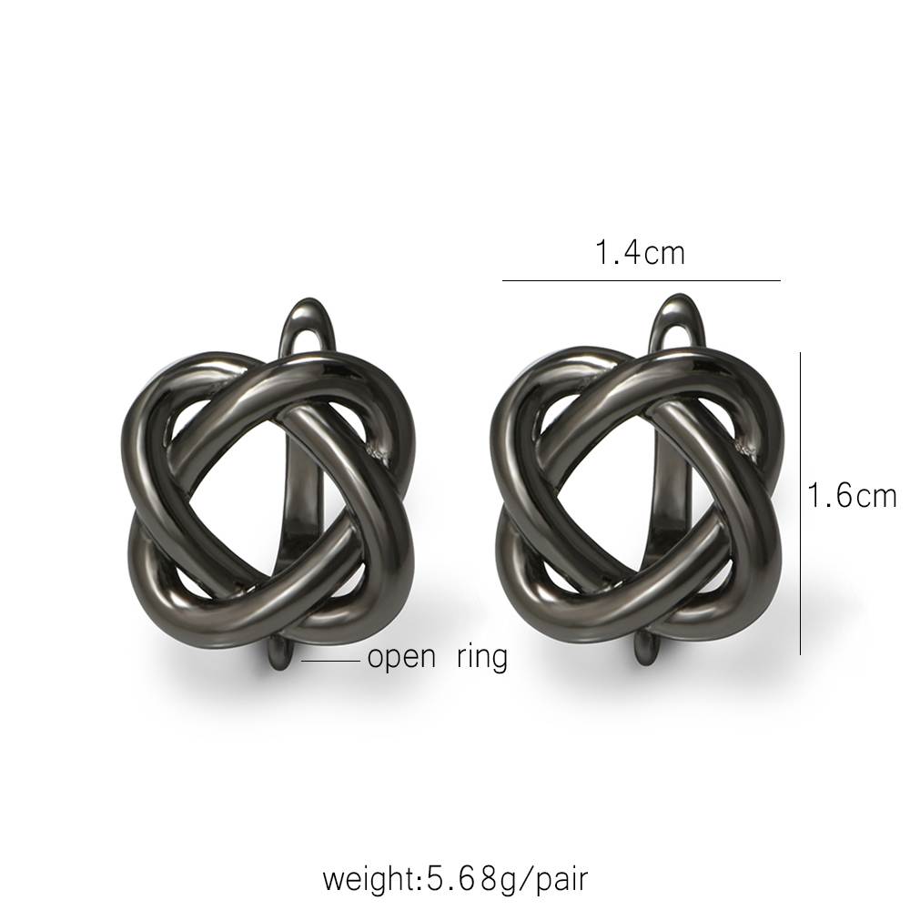 YANASI 1 Pair Gun Black  Brass - Jewelry Making Class recension och pris