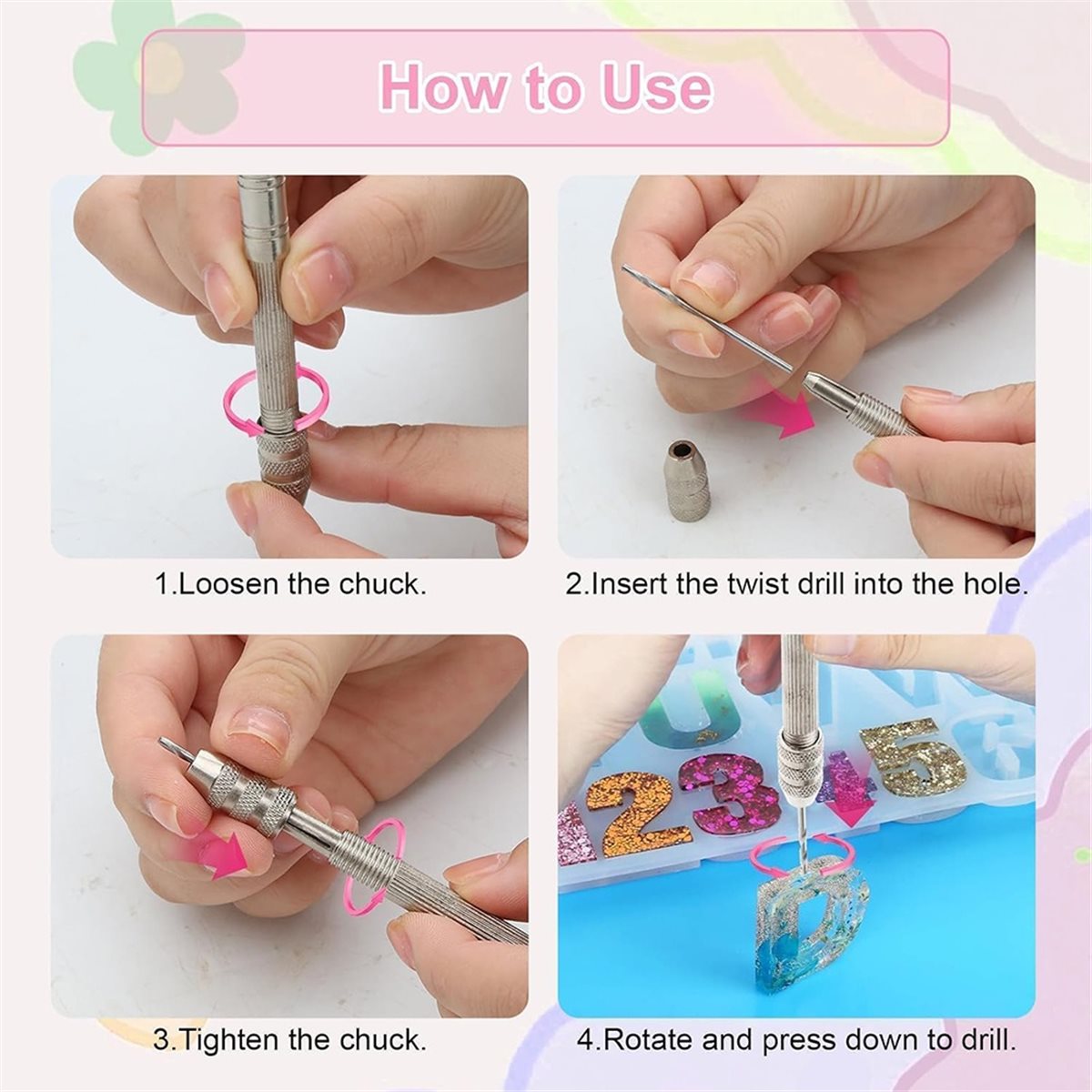 12 PCS Polymer Clay Earring Dr - Jewelry Making Guide recension och pris