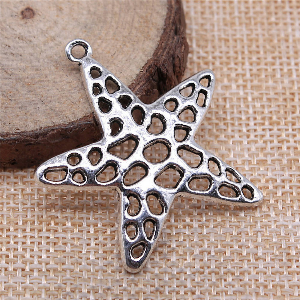 4pcs/lot Starfish Charms For J - Jewelry Making For Couples recension och pris