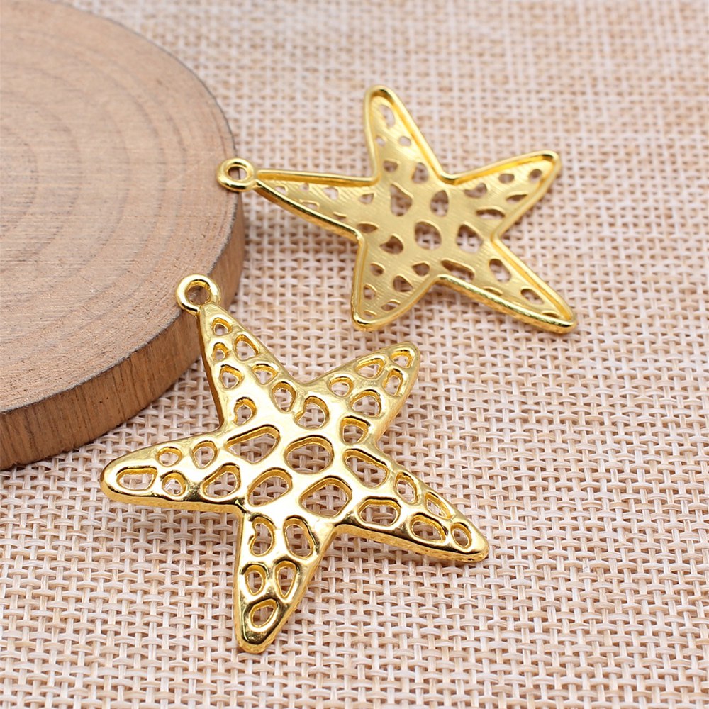4pcs/lot Starfish Charms For J - Jewelry Making For Couples recension och pris