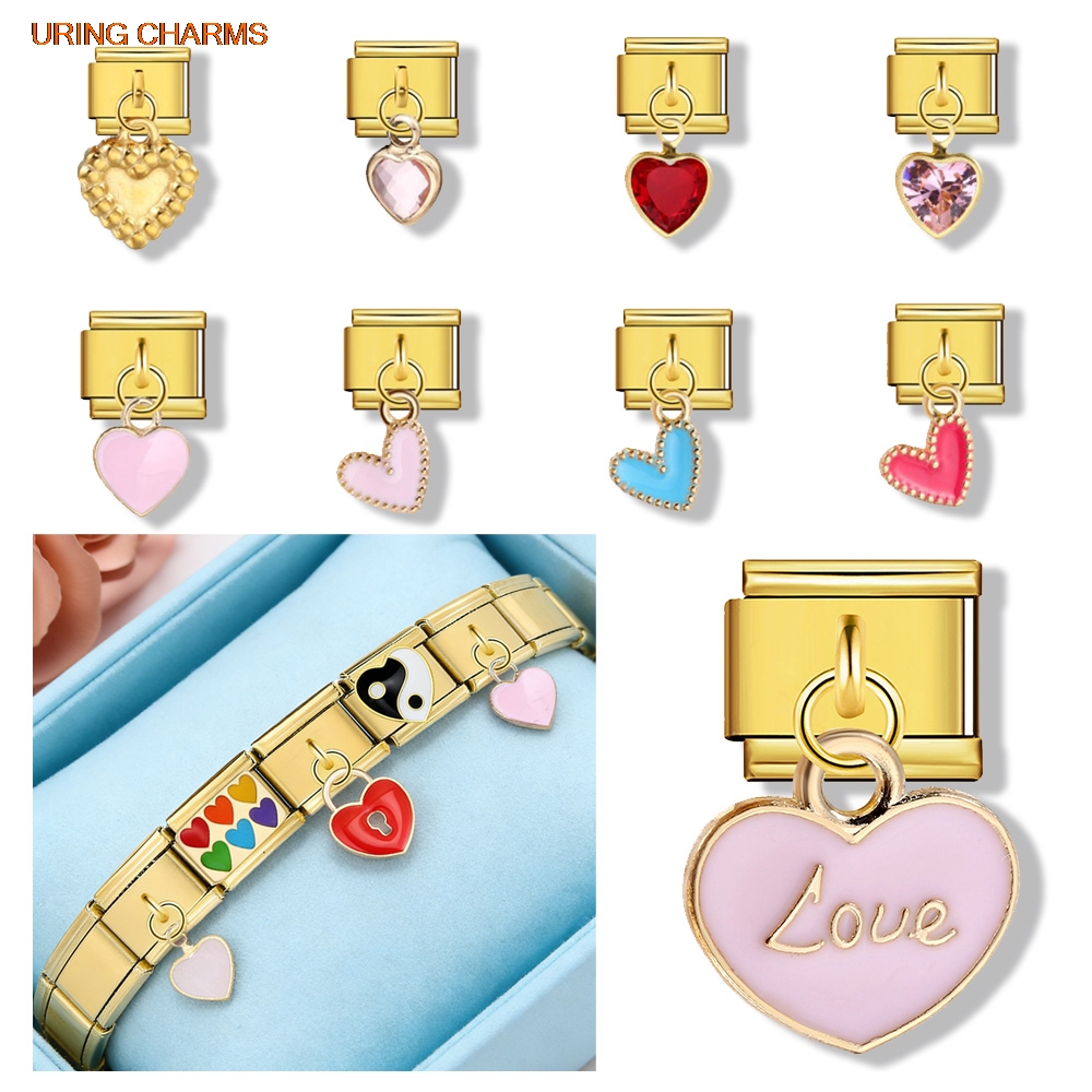 URING Elastic Charm Gold Color - Jewelry Making For Couples recension och pris