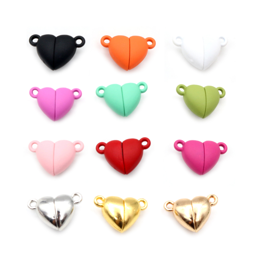 5 Sets Love Heart Shaped Magne - Jewelry Making For Couples recension och pris