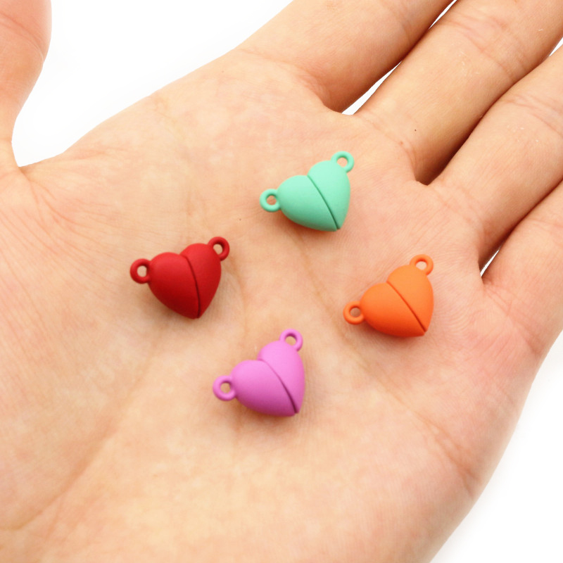 5 Sets Love Heart Shaped Magne - Jewelry Making For Couples recension och pris