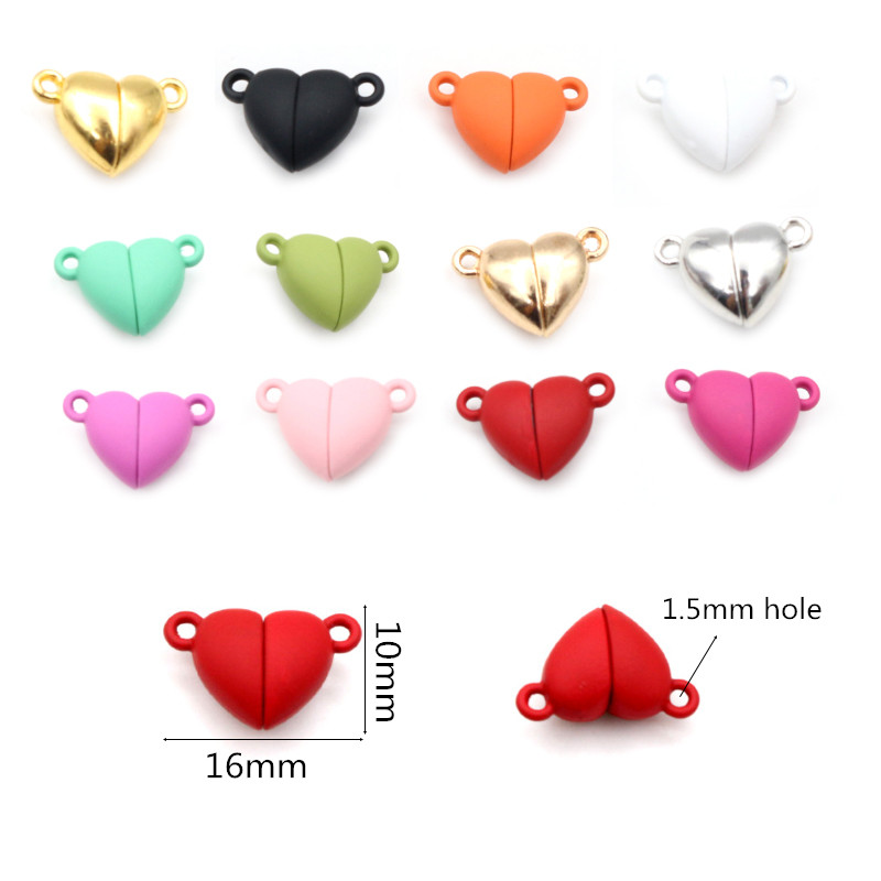 5 Sets Love Heart Shaped Magne - Jewelry Making For Couples recension och pris