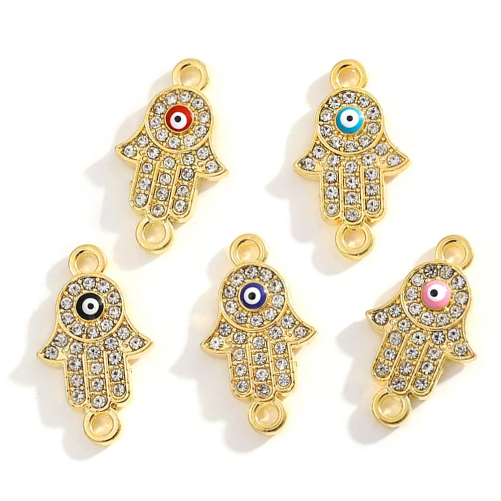 24*14MM 15Pcs Turkish Lucky Bl - Jewelry Making For Couples recension och pris