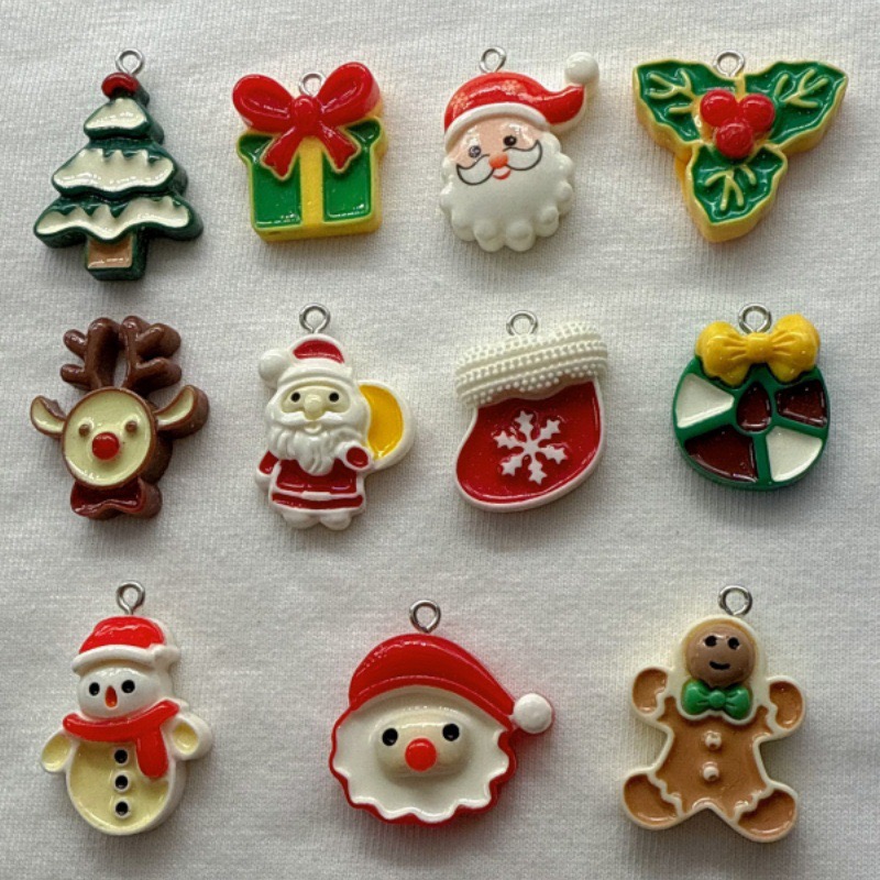 10pcs Christmas Cartoon Series - Jewelry Making Necklaces recension och pris