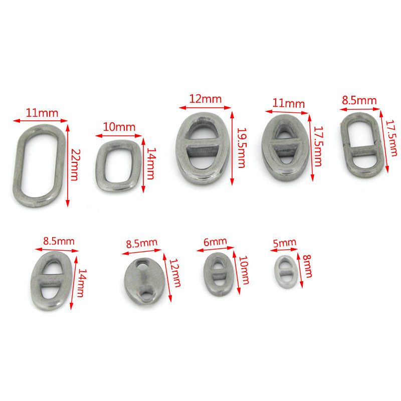 10Pcs Stainless Steel Double H - Jewelry Making Class recension och pris